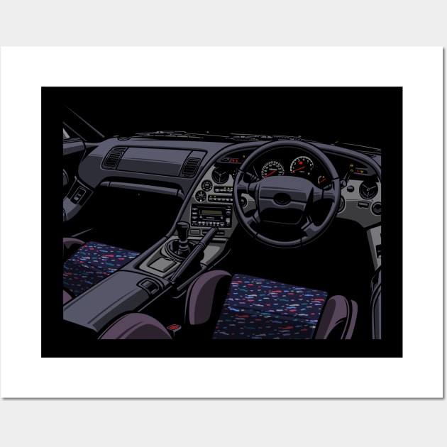 Supra mk4 interior Wall Art by Markaryan